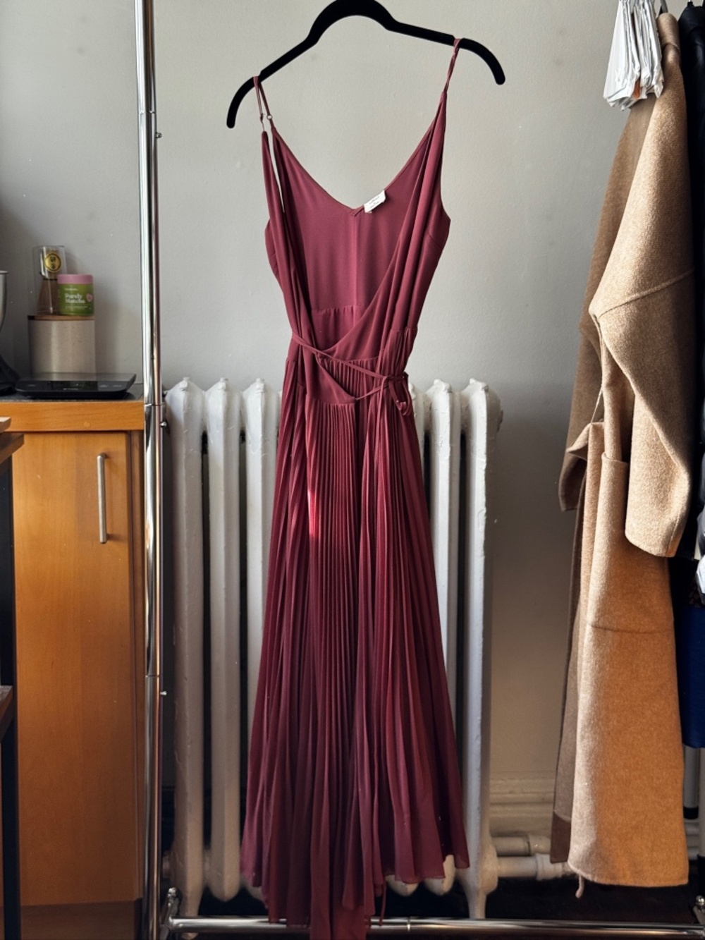 Wilfred Pleated Dress - brand new